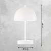 Lampe de table SCHÖNER WOHNEN-Kollektion Kia LED Blanc, 1 lumière