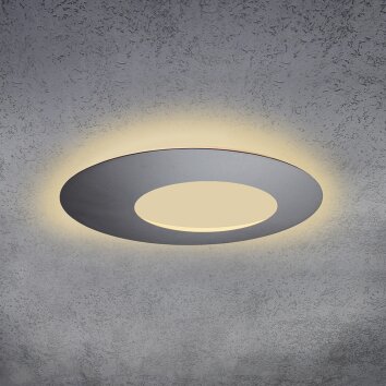 Plafonnier Escale BLADE OPEN LED Anthracite, Gris, 1 lumière
