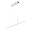 Suspension Steinhauer Bloc LED Acier brossé, 7 lumières