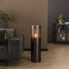 Lampadaire Cylinder Nickel mat, Noir, 1 lumière