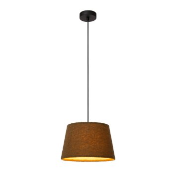 Suspension Lucide WOOLLY Noir, 1 lumière