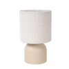 Lampe de table Lucide WOOLLY Beige, 1 lumière