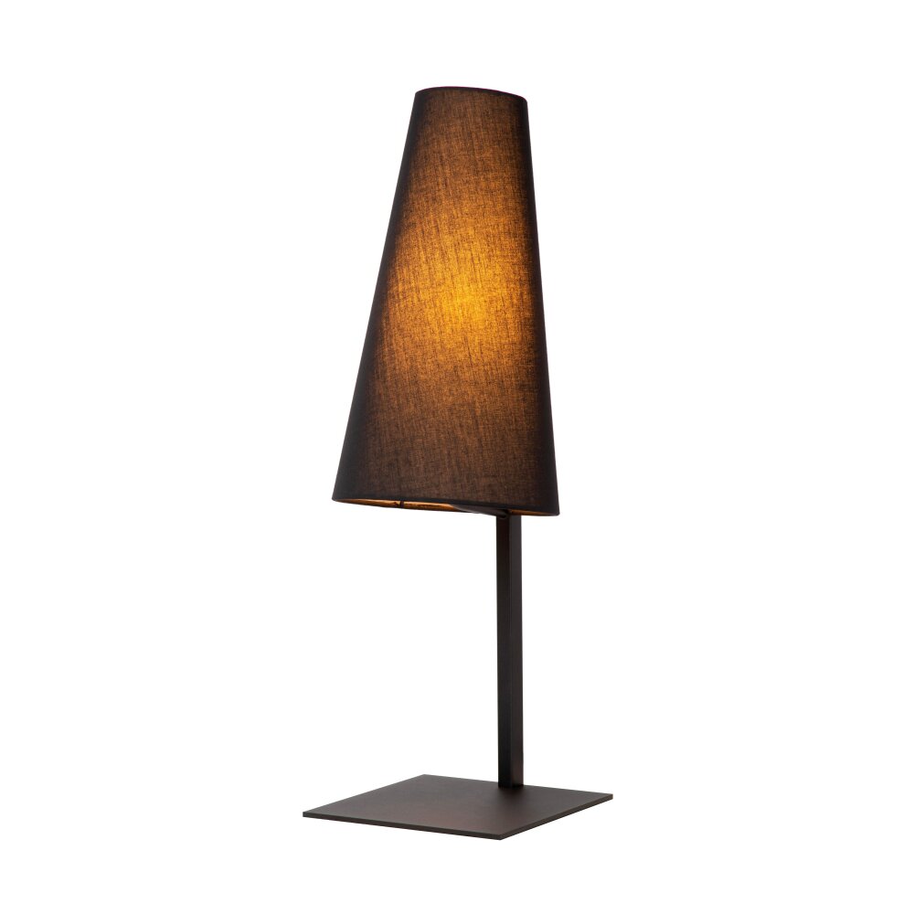 Lampe de table Lucide GREGORY Noir, 1 lumière main product photo