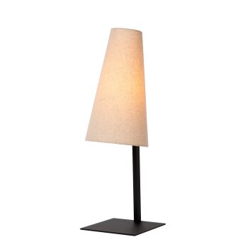 Lampe de table Lucide GREGORY Noir, 1 lumière