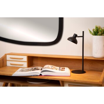 Lampe de table Lucide SENSAS Noir, 1 lumière