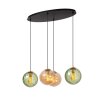 Suspension Lucide MONSARAZ Noir, 4 lumières