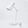 Lampe de table Vijes Blanc, 1 lumière