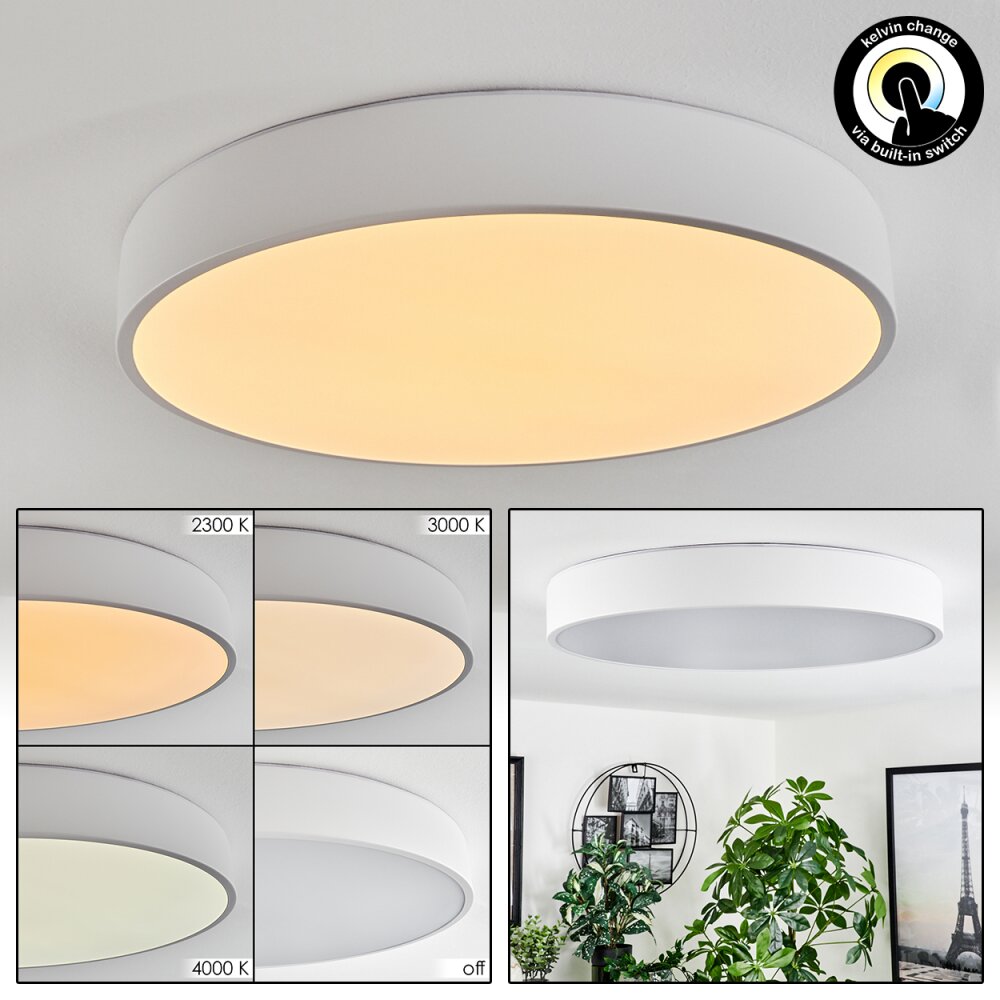 Plafonnier Maho LED Blanc, 1 lumière main product photo