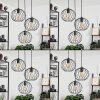 Suspension Miton Noir, 3 lumières