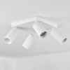 Plafonnier Trutielle Blanc, 4 lumières