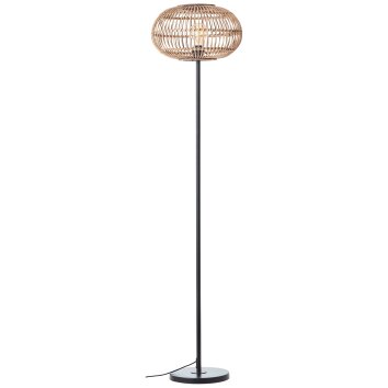 Lampadaire Brilliant Woodball Noir, 1 lumière