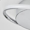 Plafonnier Donebas LED Chrome, 1 lumière