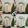 Lampe à poser Bellange LED Vert, 1 lumière