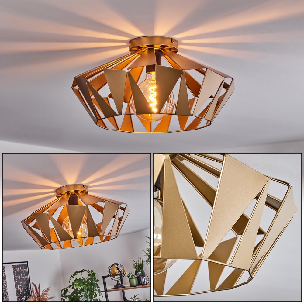 Plafonnier Corralejo Or, 1 lumière main product photo