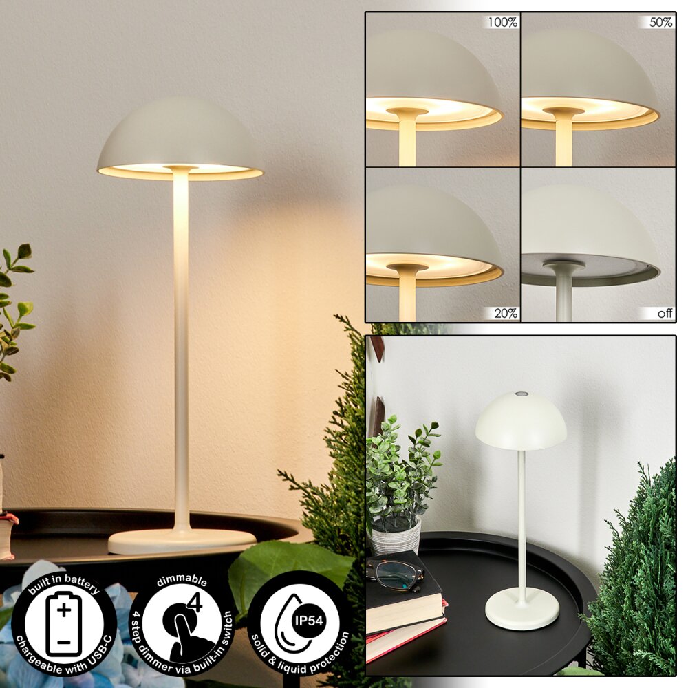 Lampe à poser Pelaro LED Blanc, 1 lumière main product photo