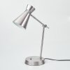Lampe de table Vijes Chrome, Nickel mat, 1 lumière