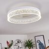 Plafonnier Tapou LED Blanc, 1 lumière