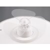 Ventilateur de plafond Reality Nybro LED Blanc, 1 lumière, Télécommandes