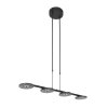 Suspension Steinhauer Turound LED Noir, 4 lumières