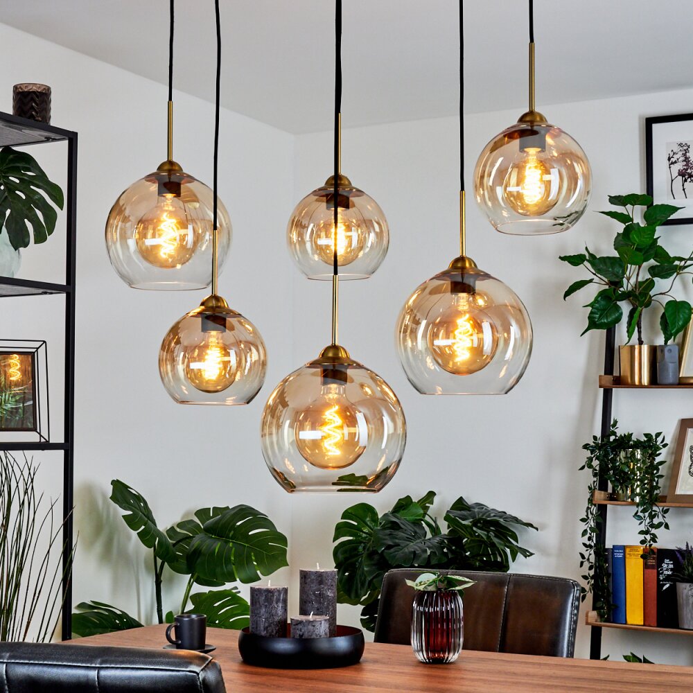 Suspension Calapa Laiton, 6 lumières main product photo
