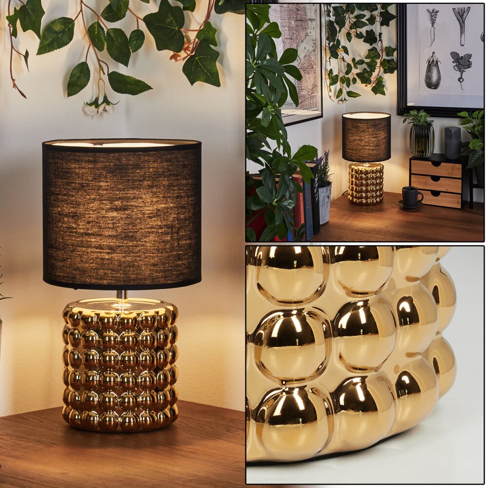 Lampe de table Varam Or, 1 lumière main product photo