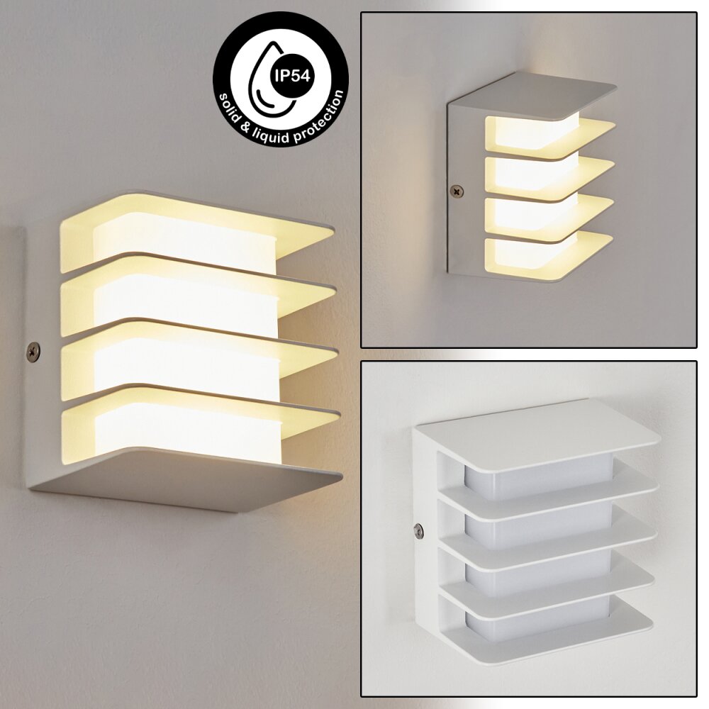 Applique murale d'extérieur Guichard LED Blanc, 1 lumière main product photo