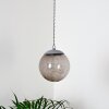 Suspension Pollenca LED Fumée, Noir, 20 lumières