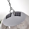 Suspension Pollenca LED Fumée, Noir, 20 lumières