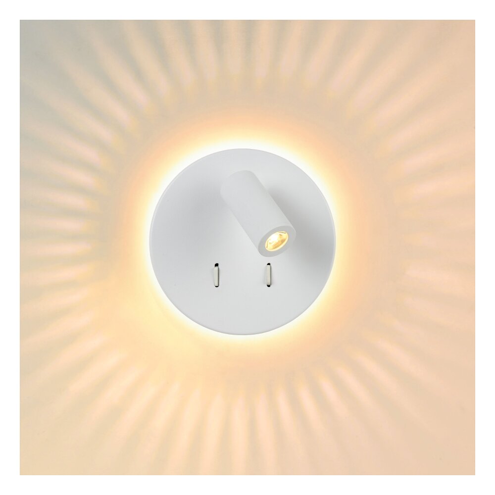 Applique murale Lucide BENTJER LED Blanc, 1 lumière main product photo