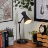 Lampe de table Vijes Noir, 1 lumière