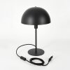 Lampe de table Vivian Noir, 1 lumière