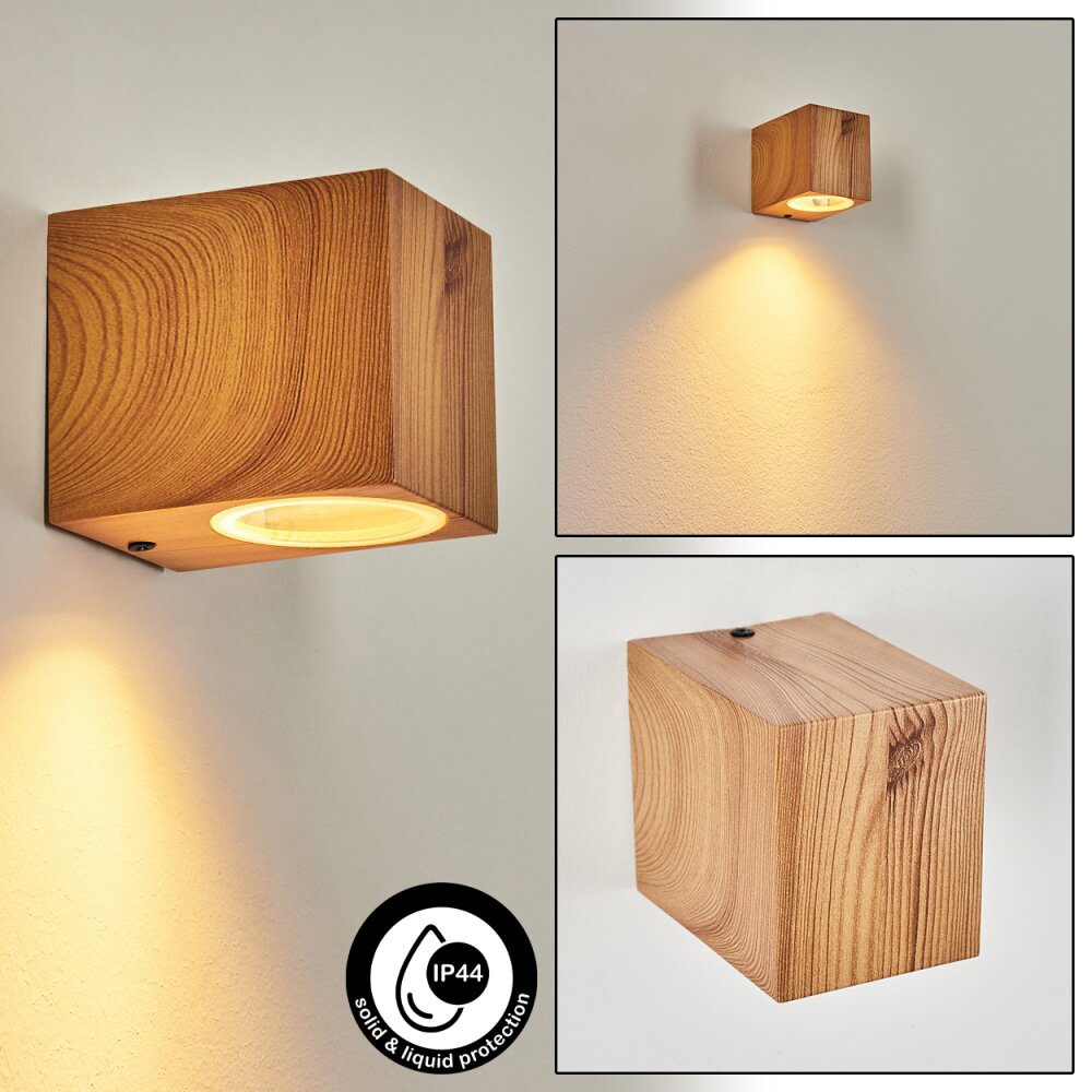 Applique murale d'extérieur Skaabu Couleur bois, 1 lumière main product photo