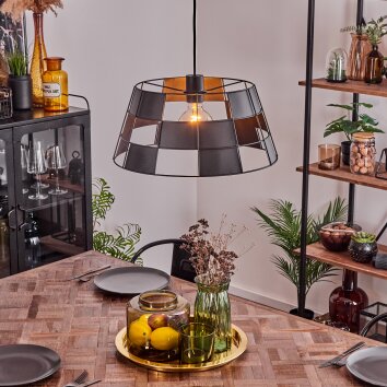 Suspension Daynard Noir, 1 lumière Suspension Daynard Noir, 1 lumière