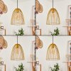 Suspension Malette Jaune, 1 lumière