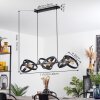 Suspension Theareabarivat Anthracite, 6 lumières