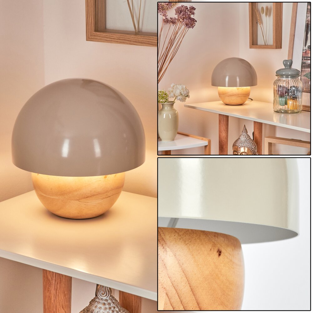 Lampe de table Kanchriech Écru, 1 lumière main product photo
