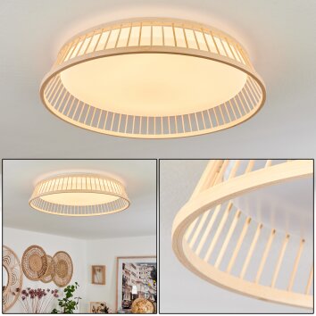 Plafonnier Quintinha LED Blanc, 1 lumière