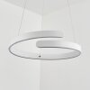 Suspension Rosemond LED Blanc, 1 lumière