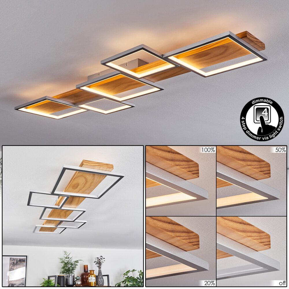 Plafonnier Pompu LED Écru, 1 lumière main product photo