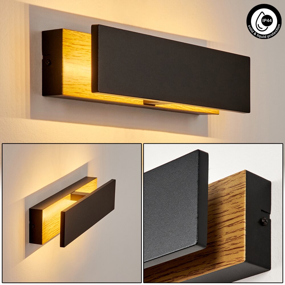Applique murale d'extérieur Berna LED Couleur bois, 1 lumière main product photo