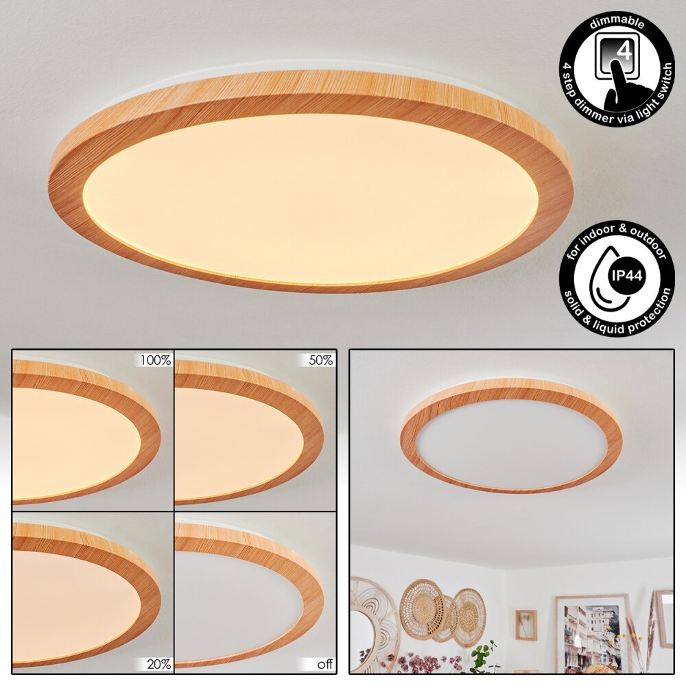 Plafonnier Siguna LED Couleur bois, 1 lumière main product photo