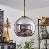 Suspension Verre 20 cm Koyoto Vieux laiton, 1 lumière
