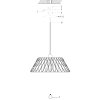 Suspension Steinhauer Maze Noir, 1 lumière
