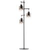 Lampadaire Brilliant Simonis Noir, 3 lumières