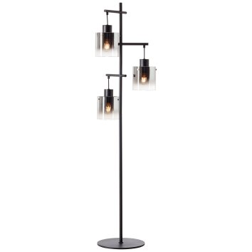 Lampadaire Brilliant Simonis Noir, 3 lumières