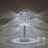 Lampe de table Leuchten-Direkt KRISTALA Transparent, 1 lumière