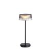 Lampe de table Leuchten-Direkt DORA LED Noir, 1 lumière