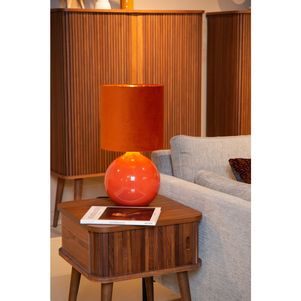 Lampe de table Lucide ESTERAD Orange, 1 lumière main product photo