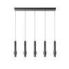 Suspension Lucide MARGARY LED Noir, 5 lumières