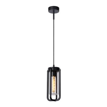 Suspension extérieure Lucide GARLAND Noir, 1 lumière